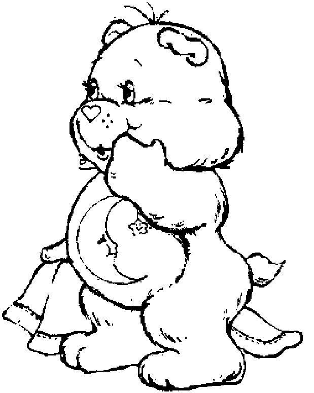 Care Bears Of The Moon coloring page