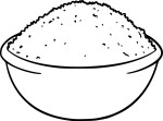 Rice Bowl coloring page