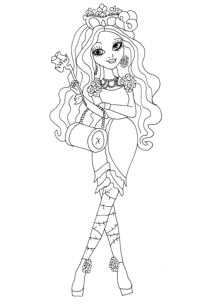 Briar Beauty Ever After High coloring page