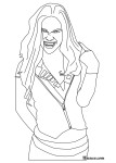Chica Vampiro coloring page
