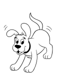 Clifford coloring page