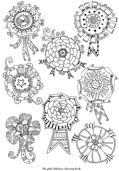 Cockade coloring page