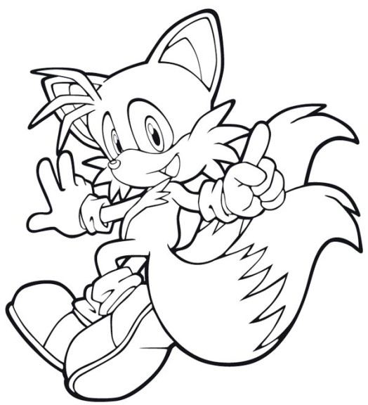 Coloriage de Tails