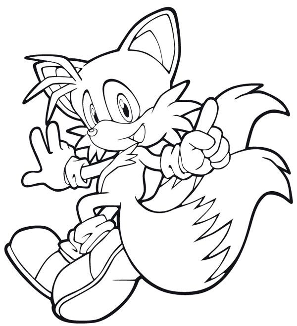 Of Tails coloring page