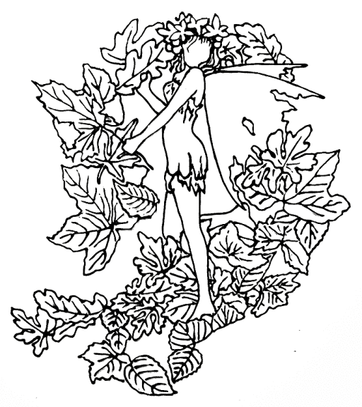 Magic Elf coloring page