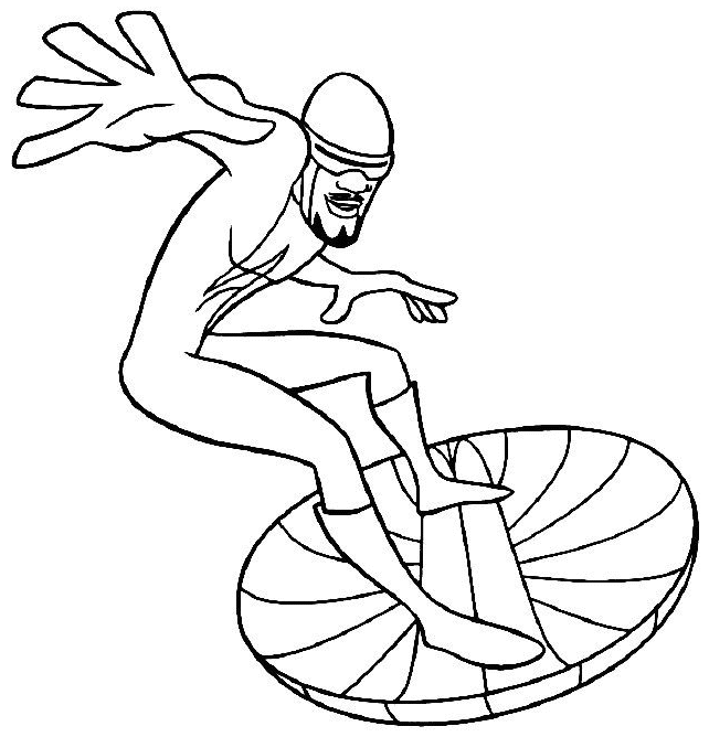 Frozone The Incredibles coloring page