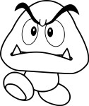 Goomba coloring page