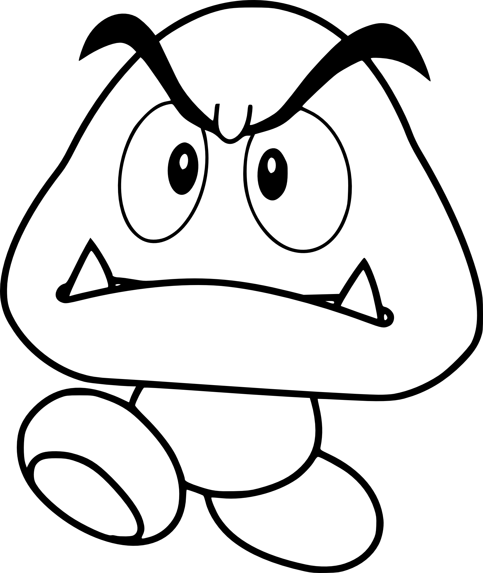 Goomba coloring page