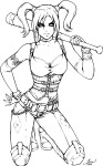 Harley Quinn From Batman coloring page