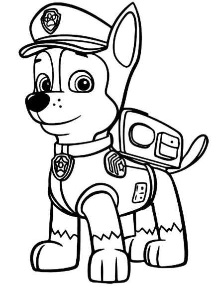 Disegno di Paw Patrol da colorare 2