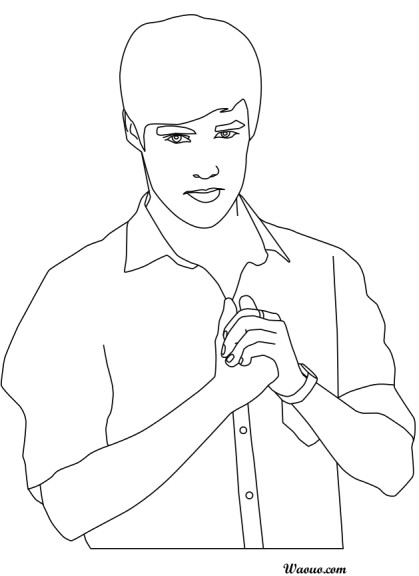 Leon Violetta coloring page