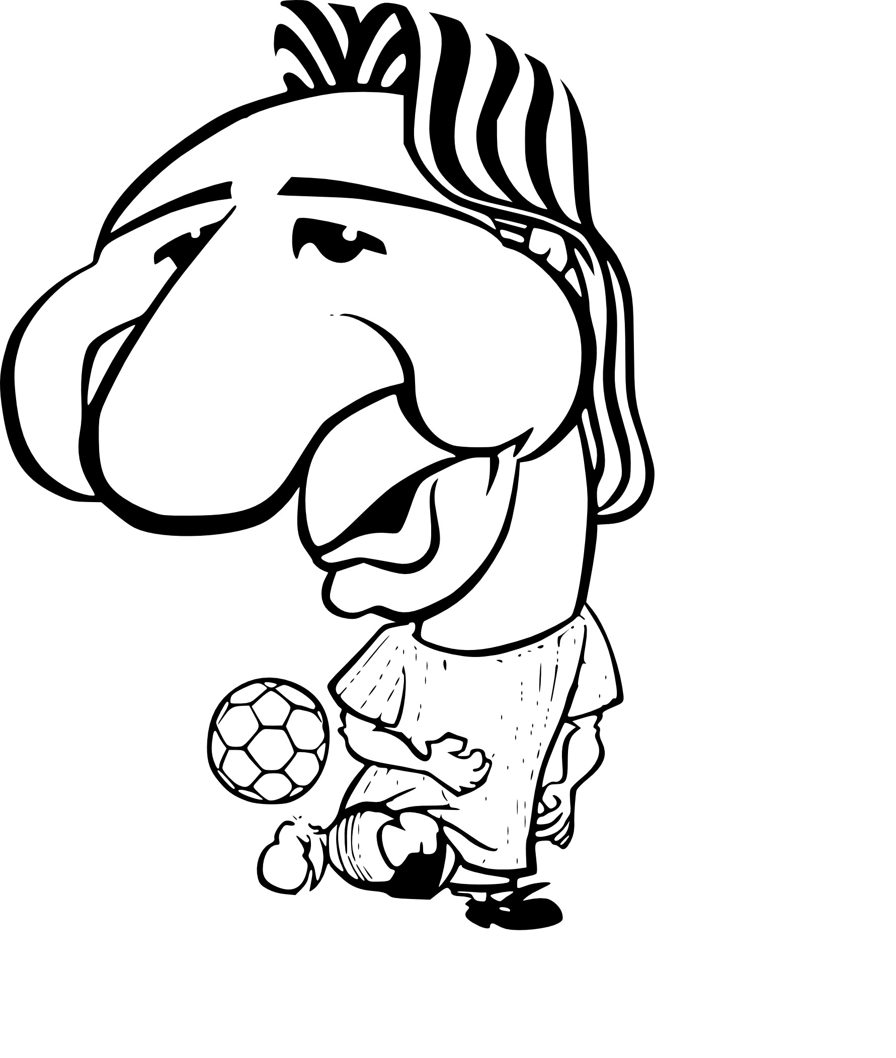 Lionel Messi coloring page