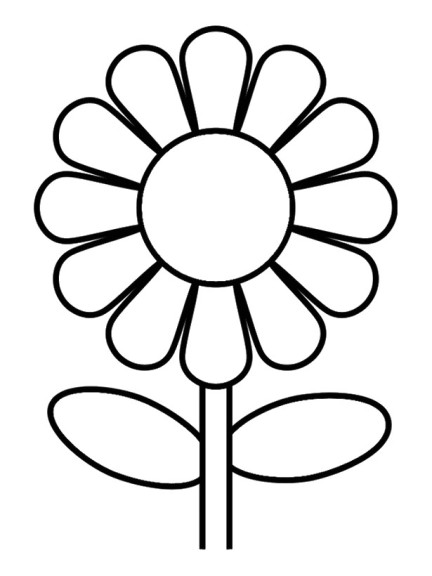 Marguerite coloring page