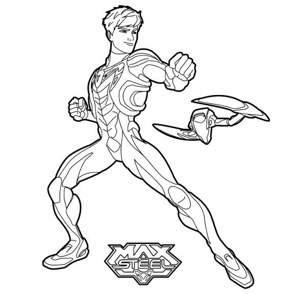 Coloriage Max Steel