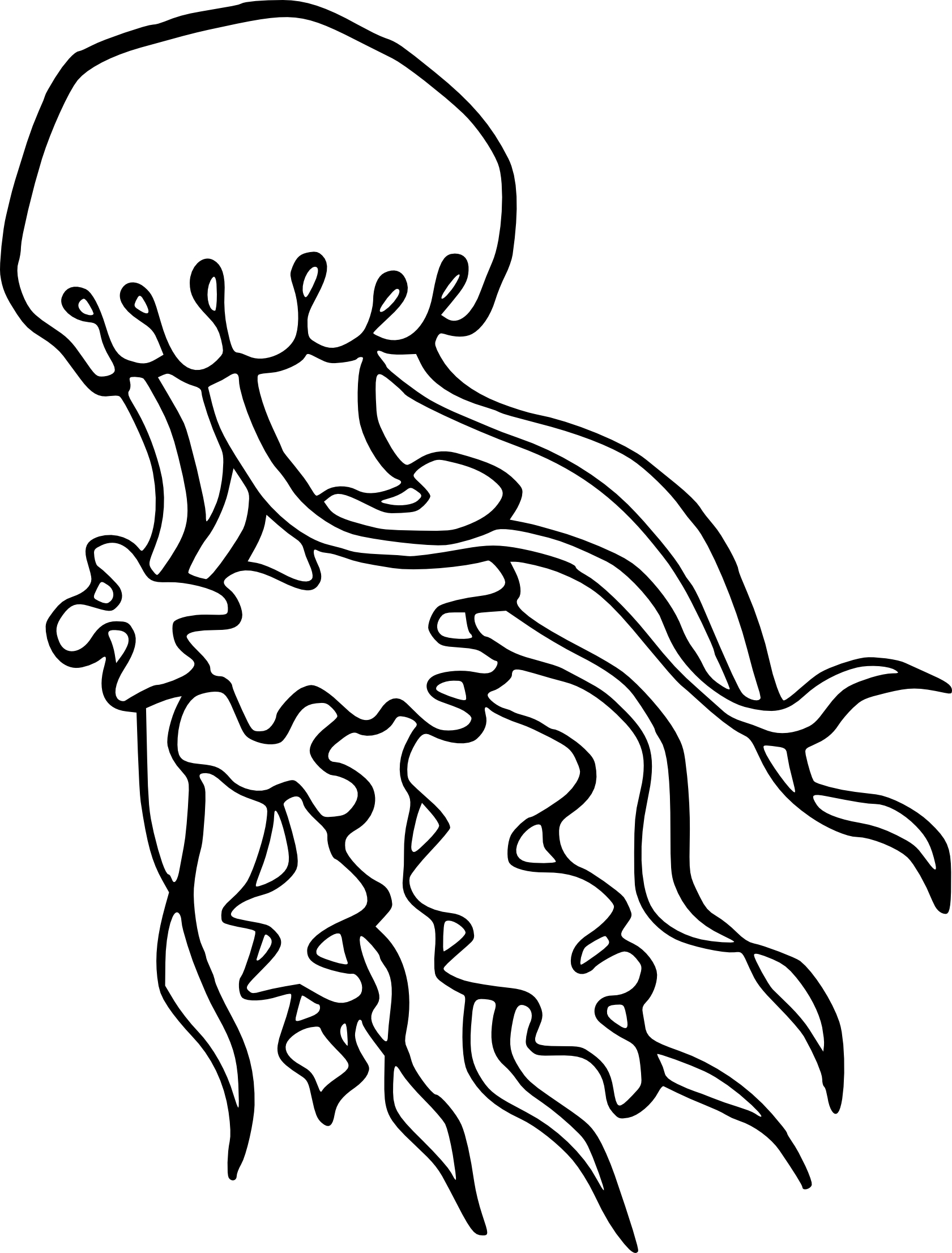 Disegno di Medusa da colorare