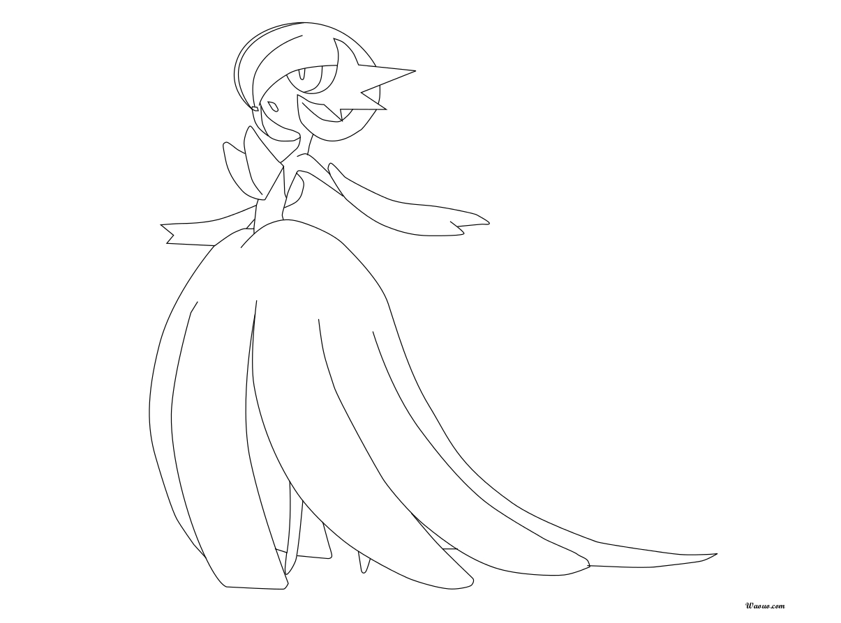 Coloriage Méga-Gardevoir