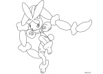 Mega Lockpin Pokemon coloring page