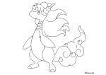 Disegno di Pokemon Mega Pharamp da colorare