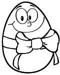 Chocolate Egg coloring page