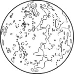 Mercury Planet coloring page