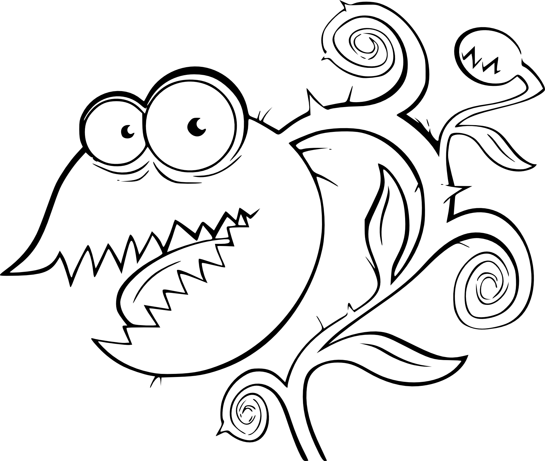 Carnivorous Plant coloring page
