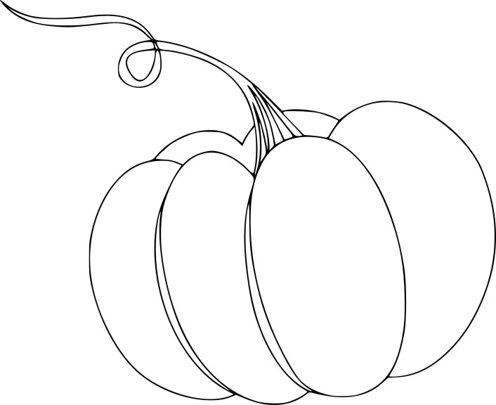 Pumpkin coloring page