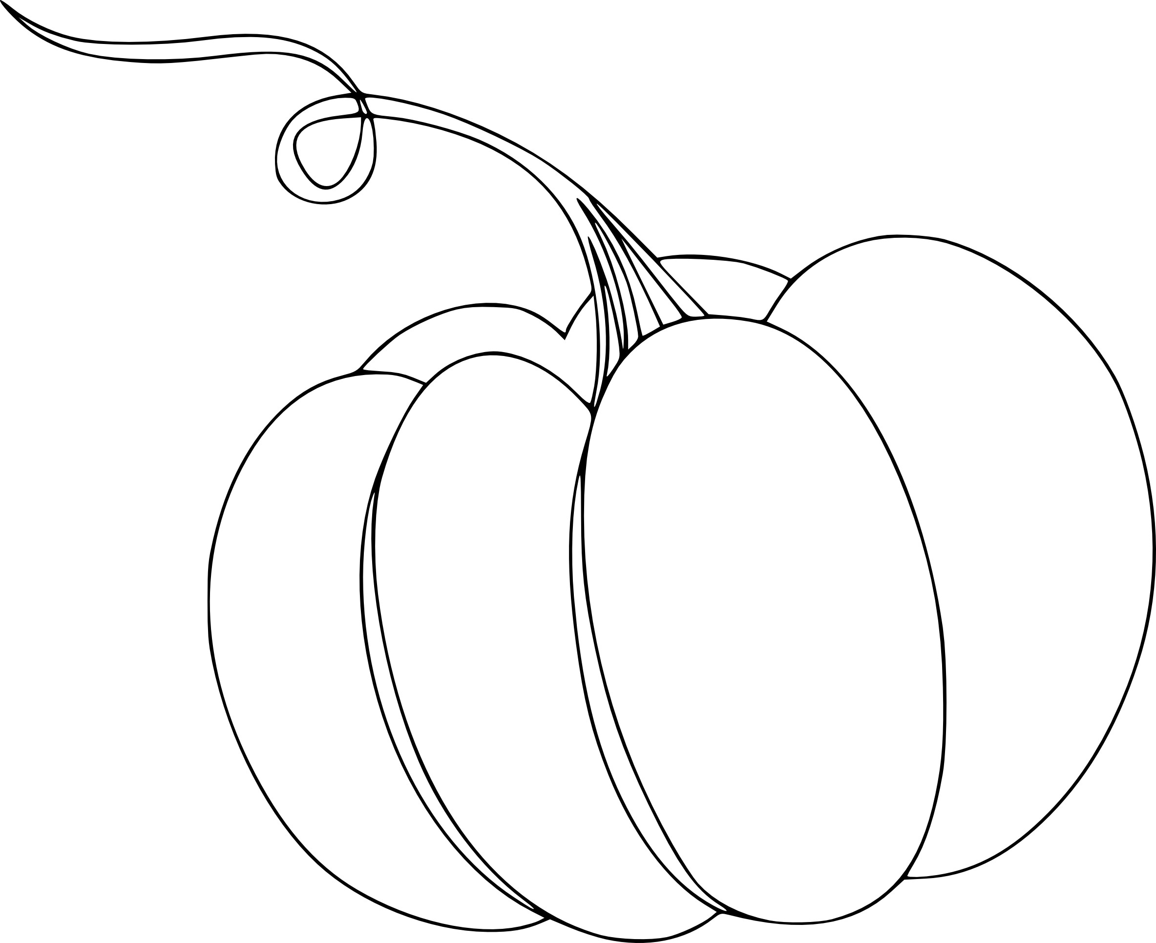 Pumpkin coloring page