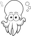 Octopus coloring page