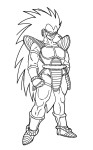 Raditz Dbz coloring page