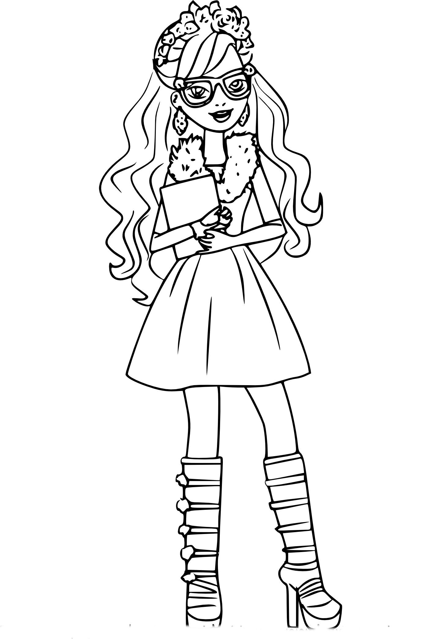 Rosabella Beauty Ever After High coloring page