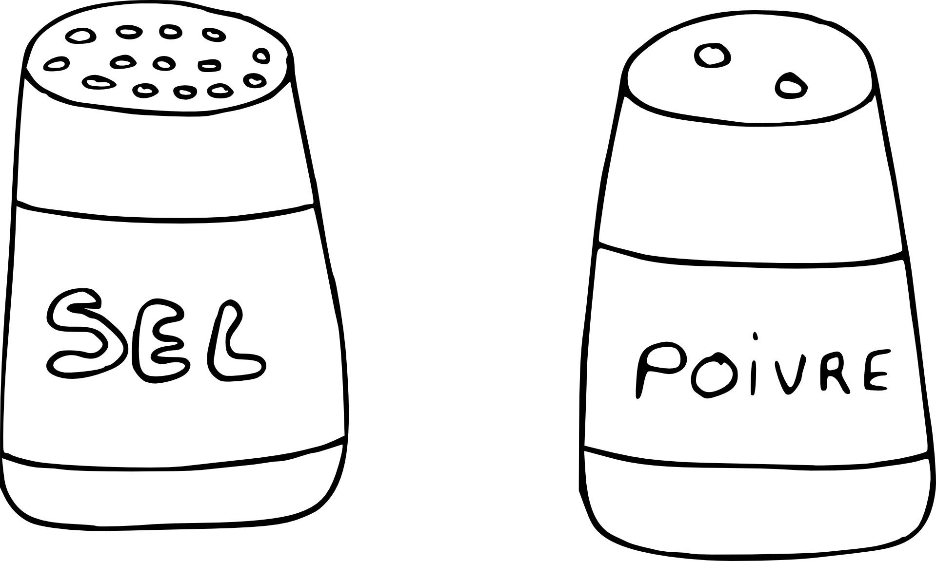 Salt And Pepper coloring page
