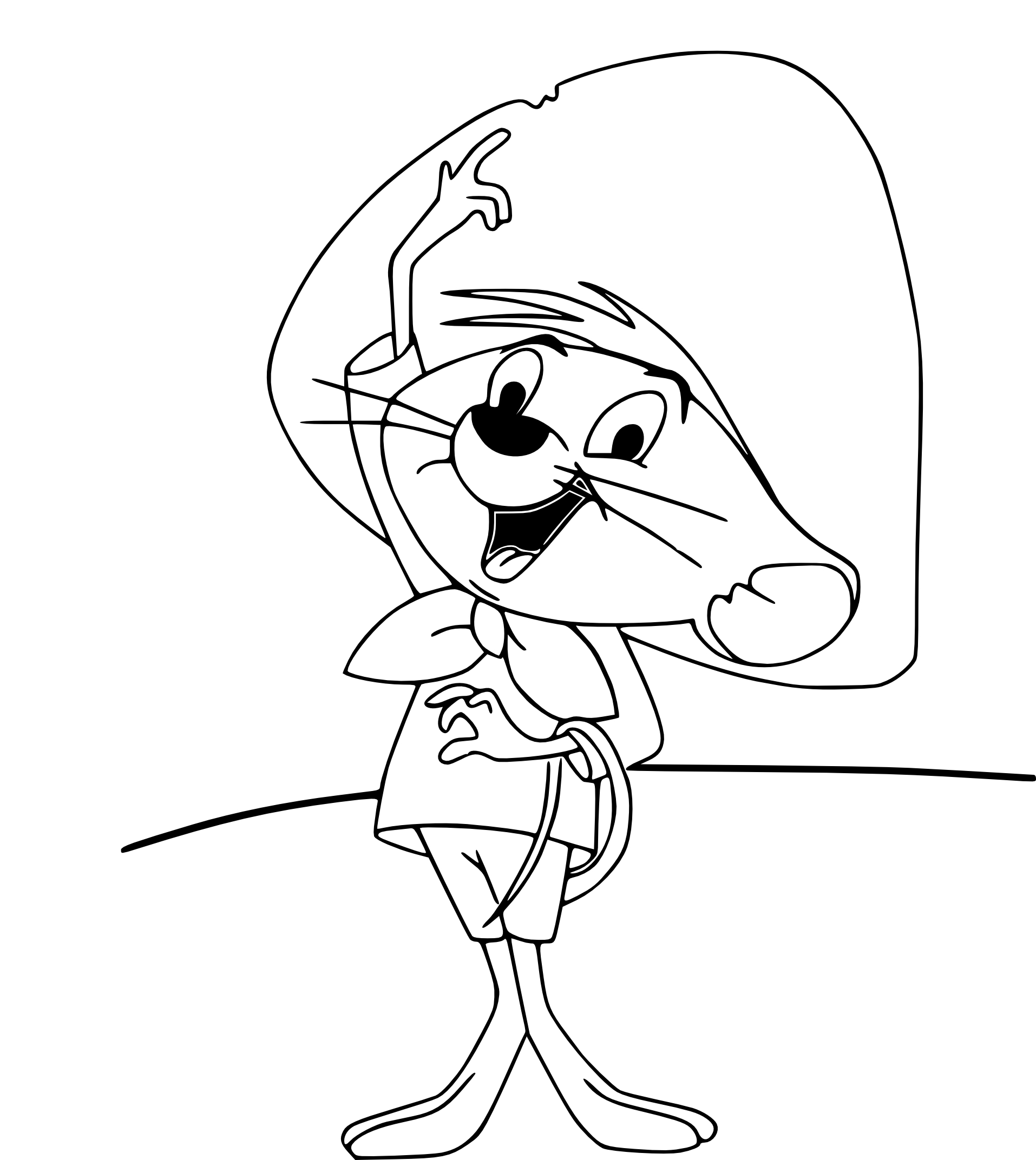 Disegno di Speedy Gonzales da colorare