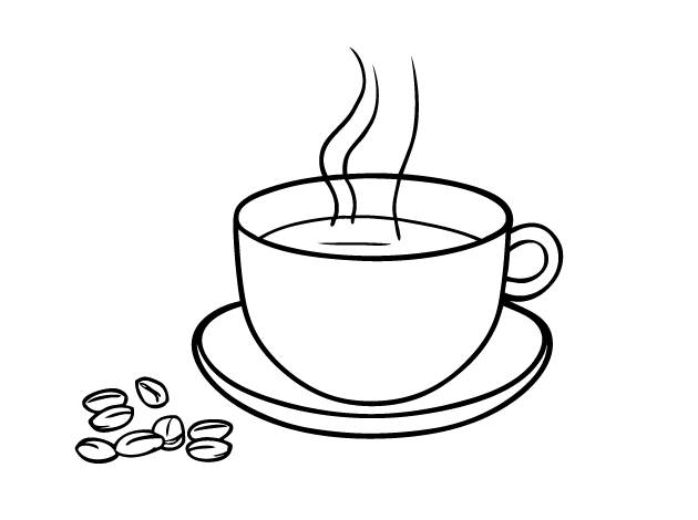 Coffee Cup coloring page