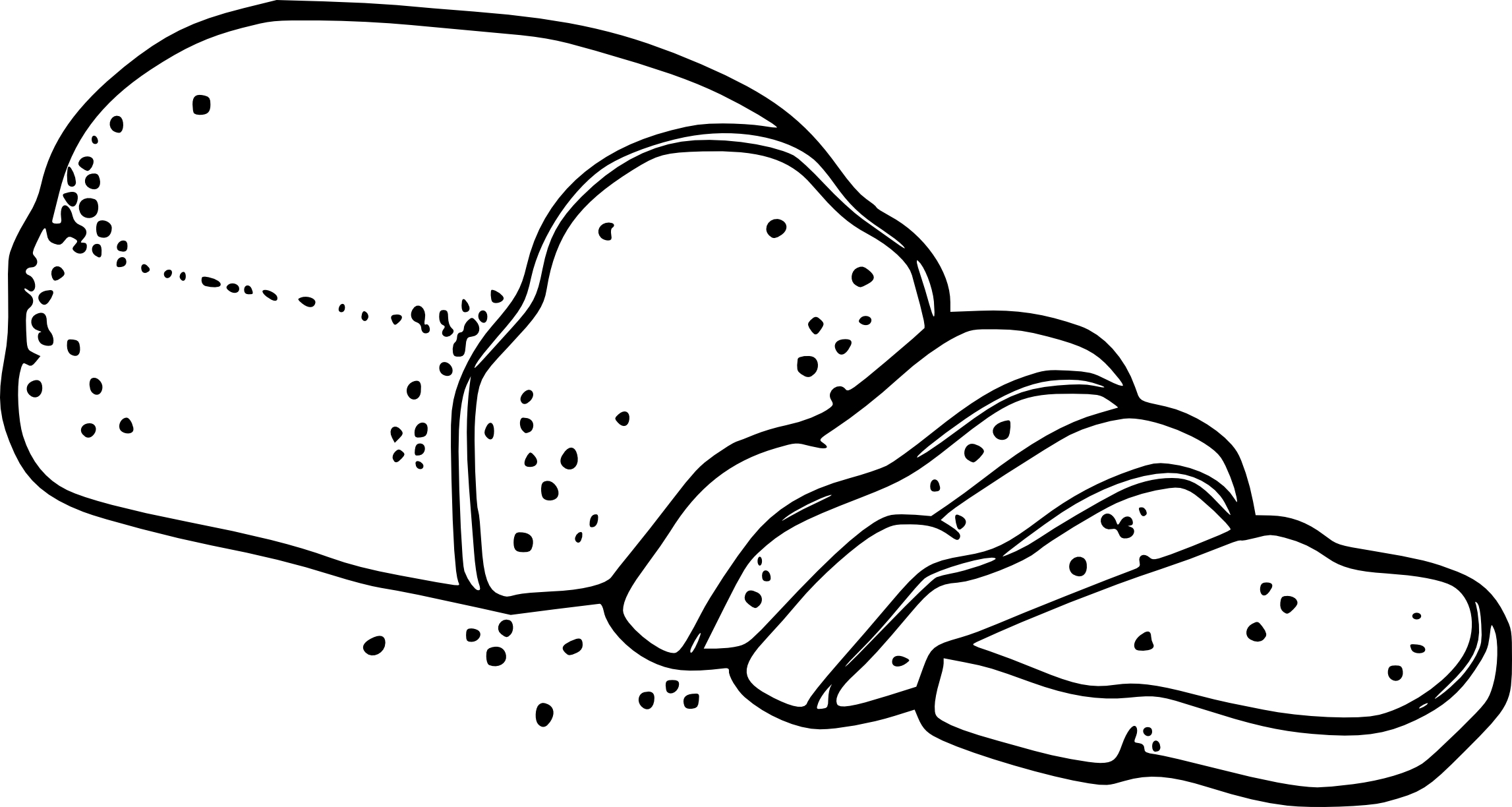 Slice Of Bread coloring page