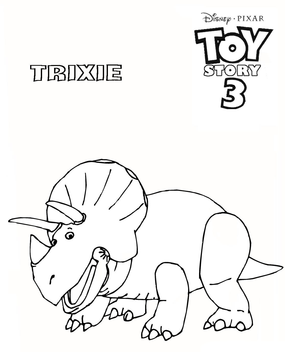 Coloriage Trixie Toy Story 3
