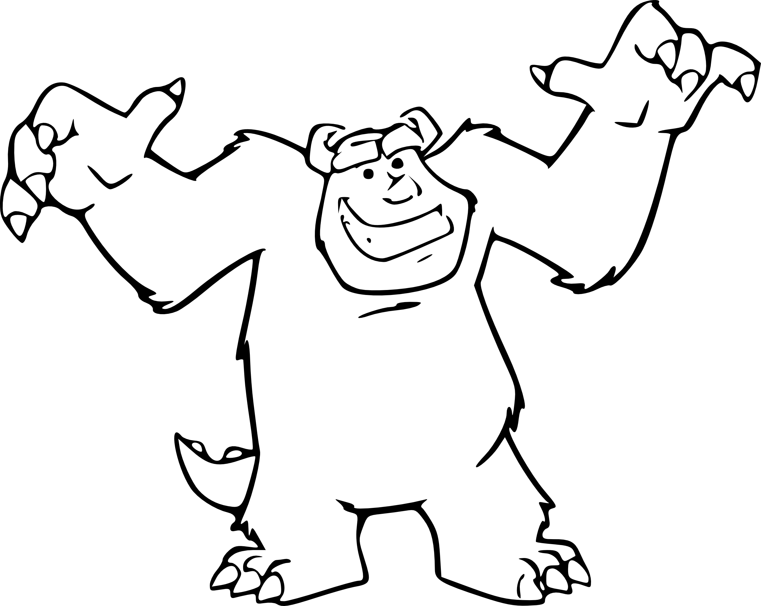Yeti coloring page