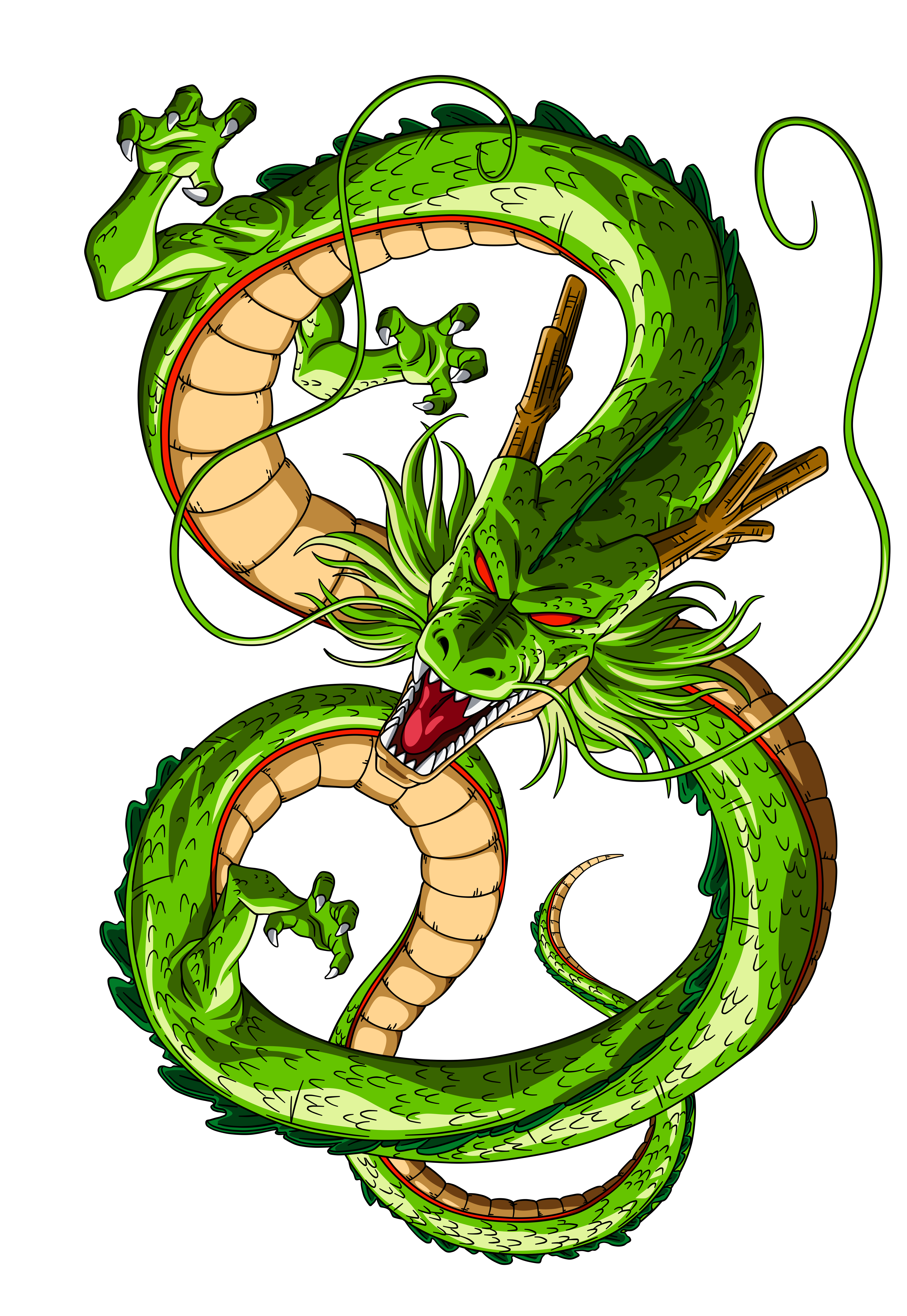 Coloriage Dragon Shenron de DBZ à imprimer