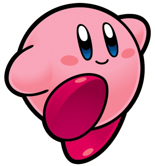 Disegno di Kirby da colorare