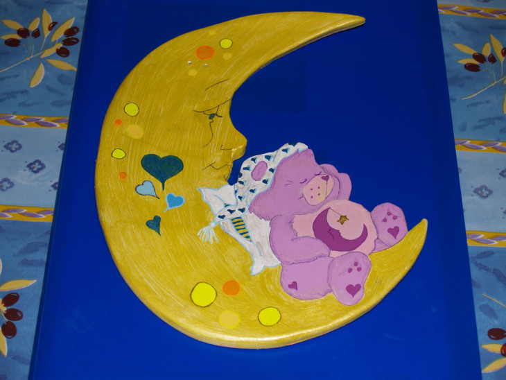 Disegno di Luna dell'orso custode da colorare