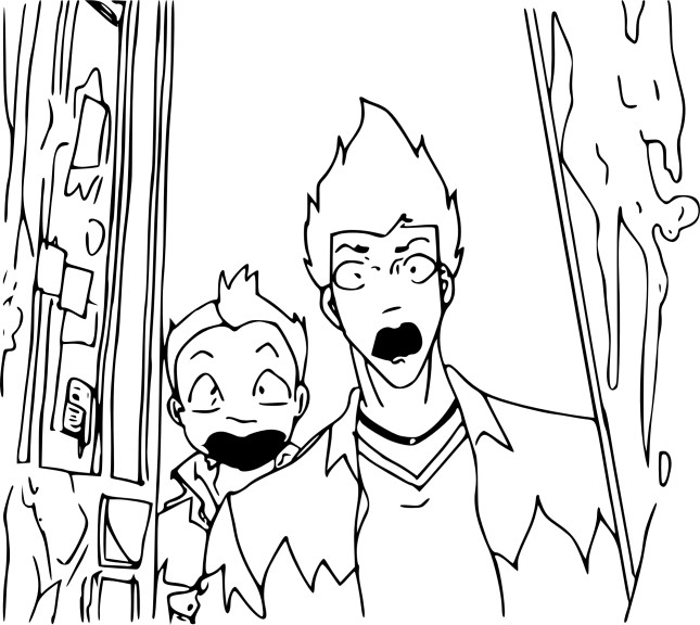 Free Martin Mystery coloring page