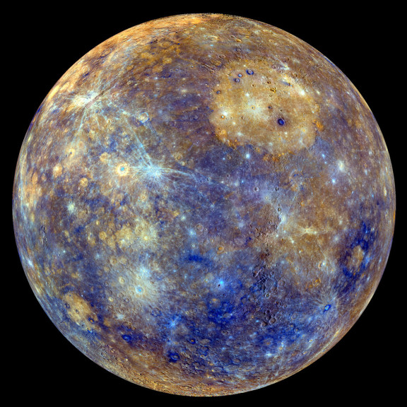 Disegno di Pianeta Mercurio da colorare