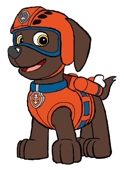 Disegno di Paw Patrol Zuma da colorare