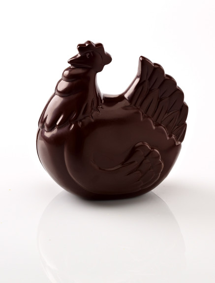 Poule en chocolat