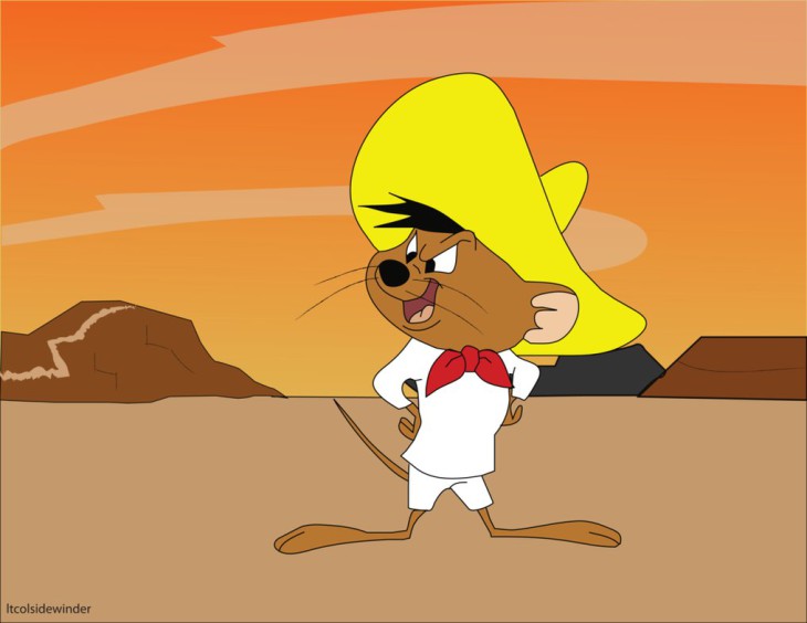 Disegno di Speedy Gonzalez da colorare