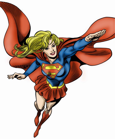 Disegno di Supergirl Supergirl Eroina da colorare