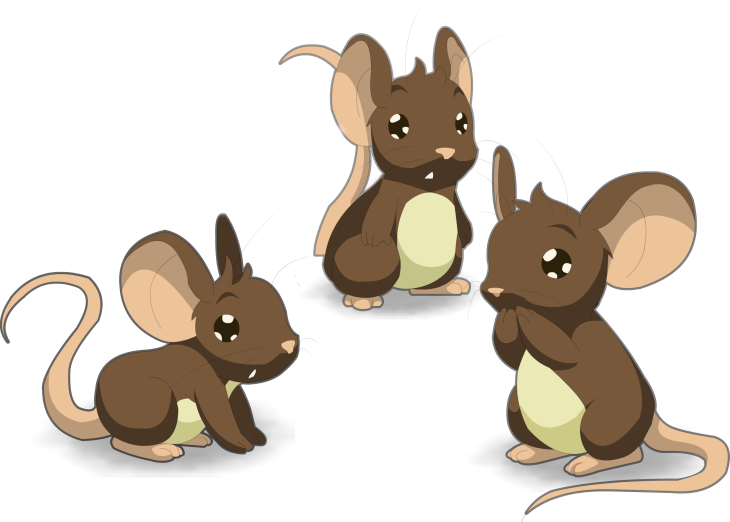 Trois souris