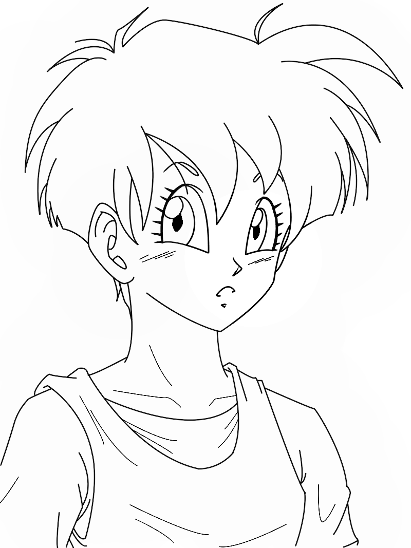 Videl coloriage