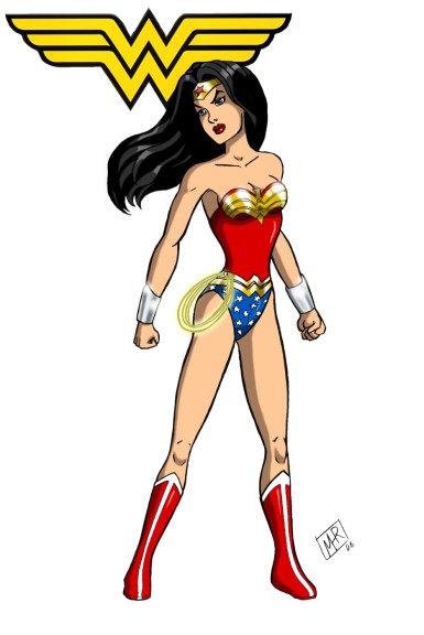 Disegno di Wonder Woman da colorare