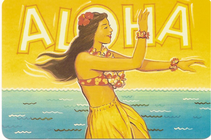 Disegno di Aloha da colorare