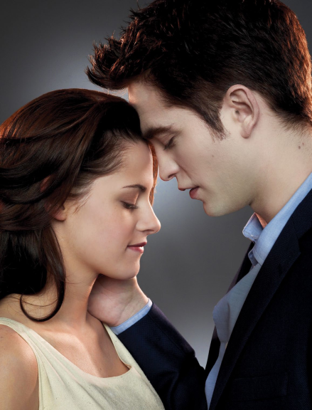 Disegno di Bella ed Edward di Twilight da colorare